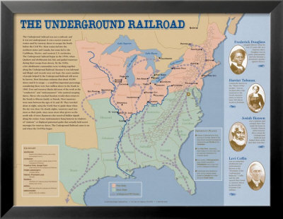 underground railroad map. The Underground Railroad Map