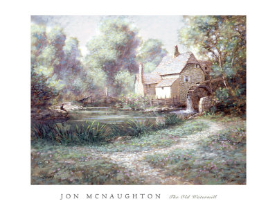 The Old Watermill Print The Old Watermill Print
