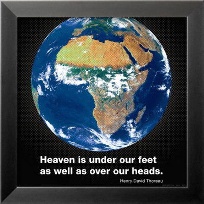 Heaven and Earth Framed Print Heaven and Earth Framed Print