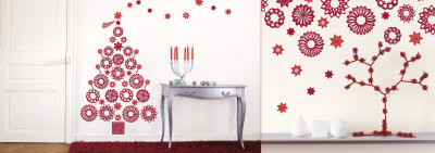 Red Stars Wall Decal Red Stars Wall Decal