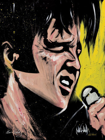 Elvis Presley - 68 Special Limited Edition on Canvas Elvis Presley - 68 Special Limited Edition on Canvas
