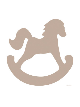 Brown Rocking Horse Premium Poster Brown Rocking Horse Premium Poster