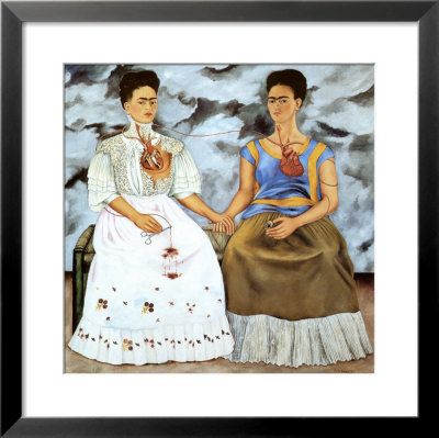 Las Dos Fridas Framed Print Las Dos Fridas Framed Print