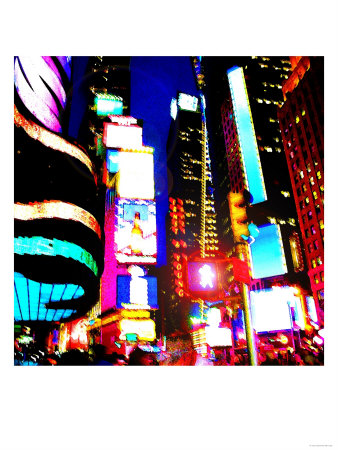 new york times square at night. new york times square at night