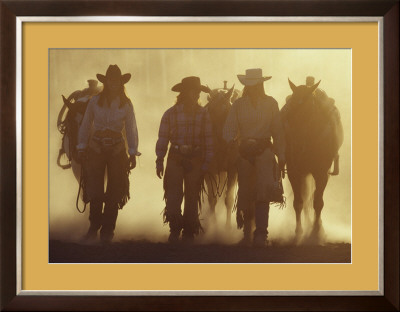 Real Cowgirls Framed Print Real Cowgirls Framed Print