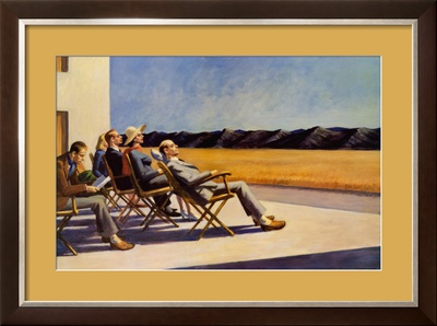 People in the Sun Framed Print People in the Sun Framed Print