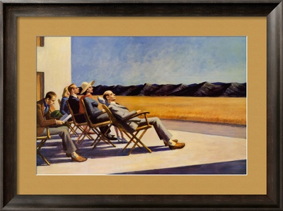 People in the Sun Framed Print People in the Sun Framed Print