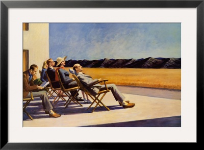 People in the Sun Framed Print People in the Sun Framed Print