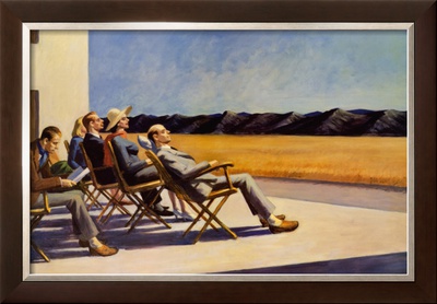 People in the Sun Framed Print People in the Sun Framed Print
