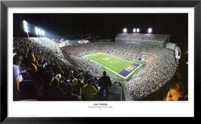 LSU Tigers Framed Print LSU Tigers Framed Print