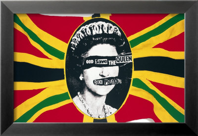 Sex Pistols- God Save The Queen Framed Print Sex Pistols- God Save The Queen Framed Print