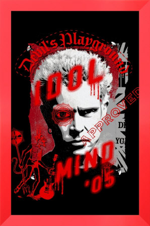 Billy Idol Framed Print Billy Idol Framed Print