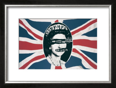 Sex Pistols- God Save The Queen Framed Print Sex Pistols- God Save The Queen Framed Print
