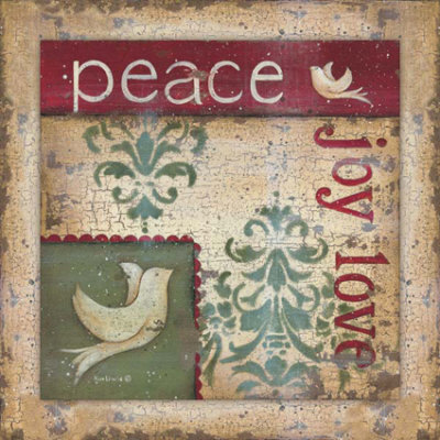 Peace Love And Joy. Peace Joy Love Print