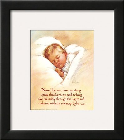 Now I Lay Me Down Framed Print Now I Lay Me Down Framed Print