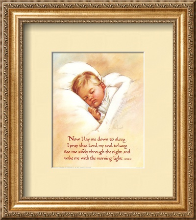 Now I Lay Me Down Framed Print Now I Lay Me Down Framed Print