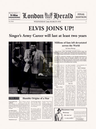 Elvis Joins Up! Print Elvis Joins Up! Print