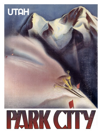 Park City, Utah: Ski Giclee Print Park City, Utah: Ski Giclee Print