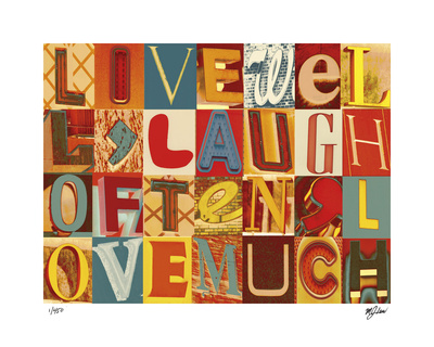 Live Well, Laugh Often Limited Edition Live Well, Laugh Often Limited Edition