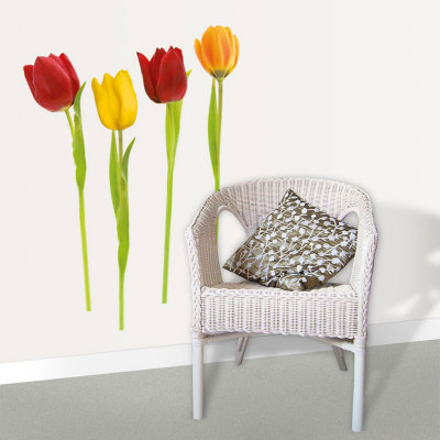 Tulip Garden Wall Decal Tulip Garden Wall Decal