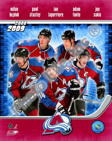 2008-09 Colorado Avalanche Photograph 2008-09 Colorado Avalanche Photograph