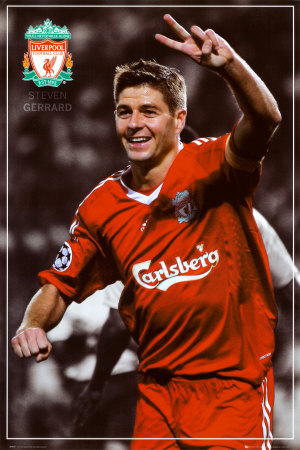 Liverpool - Gerrard Poster Liverpool - Gerrard Poster