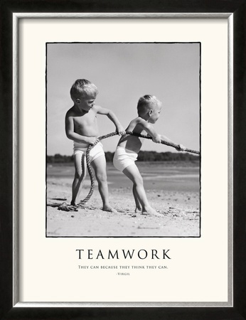 Teamwork Framed Print Teamwork Framed Print