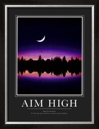 Aim High Framed Print Aim High Framed Print