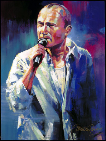 Phil Collins Limited Edition on Canvas Phil Collins Limited Edition on Canvas