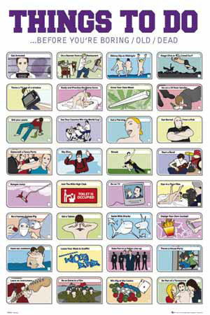 Things to Do Poster Things to Do Poster