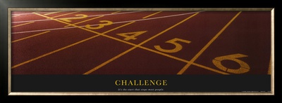 Challenge Framed Print Challenge Framed Print