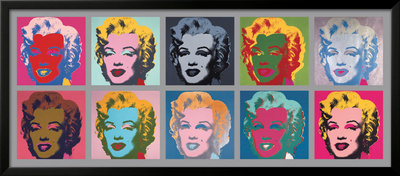 10 Marilyns, 1967 Framed Print 10 Marilyns, 1967 Framed Print