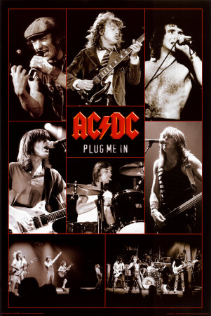 ACDC Plug Me In Poster ACDC Plug Me In Poster