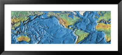 World Map Framed Print World Map Framed Print