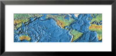 World Map Framed Print World Map Framed Print