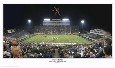 Back in Black - Wake Forest Print Back in Black - Wake Forest Print