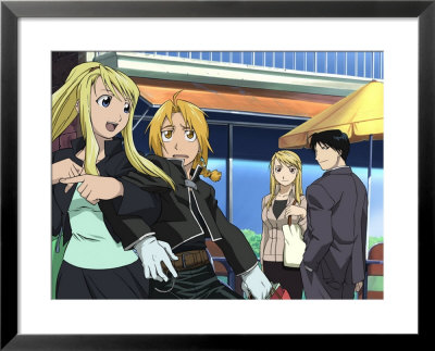 Fullmetal Alchemist - Shopping Framed Print Fullmetal Alchemist - Shopping Framed Print