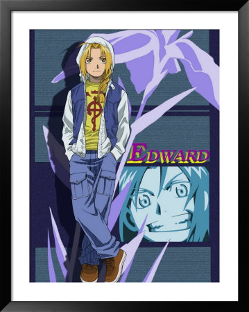 Fullmetal Alchemist - Cool Edward Framed Print Fullmetal Alchemist - Cool Edward Framed Print