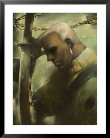 Samurai 7 - Painting of Gorobei Framed Print Samurai 7 - Painting of Gorobei Framed Print