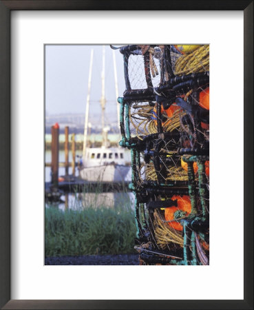 Fishing Gear On The Shore Framed Print Fishing Gear On The Shore Framed Print
