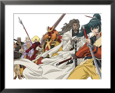 Samurai 7 - The Samurai Seven Framed Print Samurai 7 - The Samurai Seven Framed Print