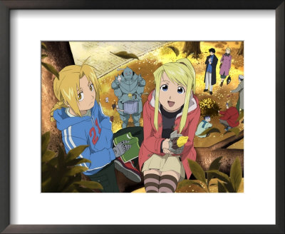 Fullmetal Alchemist - Fall Framed Print Fullmetal Alchemist - Fall Framed Print