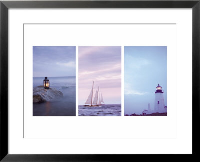 Pilgrim and Guides Triptych Framed Print Pilgrim and Guides Triptych Framed Print