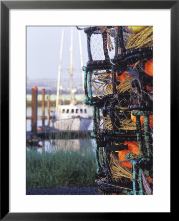 Fishing Gear On The Shore Framed Print Fishing Gear On The Shore Framed Print