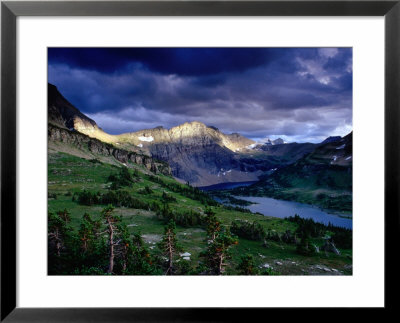 hidden lake glacier national park montana. Stormy Evening Over Hidden Lake, Glacier National Park, Montana,