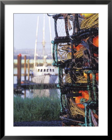Fishing Gear On The Shore Framed Print Fishing Gear On The Shore Framed Print