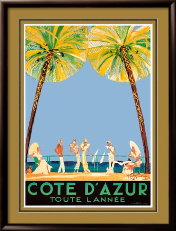 Cote d'Azur Framed Print Cote d'Azur Framed Print