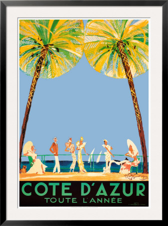 Cote d'Azur Framed Print Cote d'Azur Framed Print