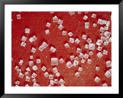 Salt crystals Framed Print Salt crystals Framed Print