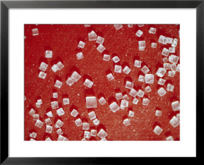 Salt crystals Framed Print Salt crystals Framed Print